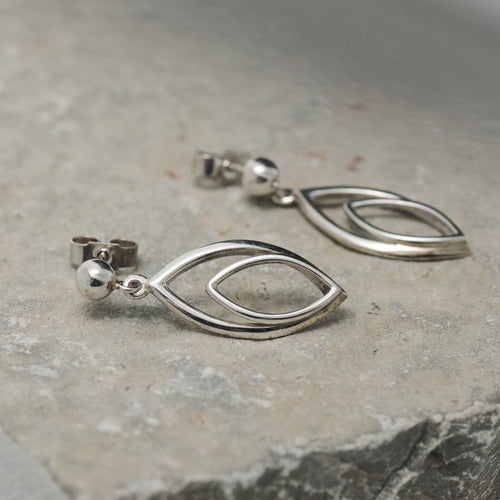 Art Deco Marquise Drop Earrings