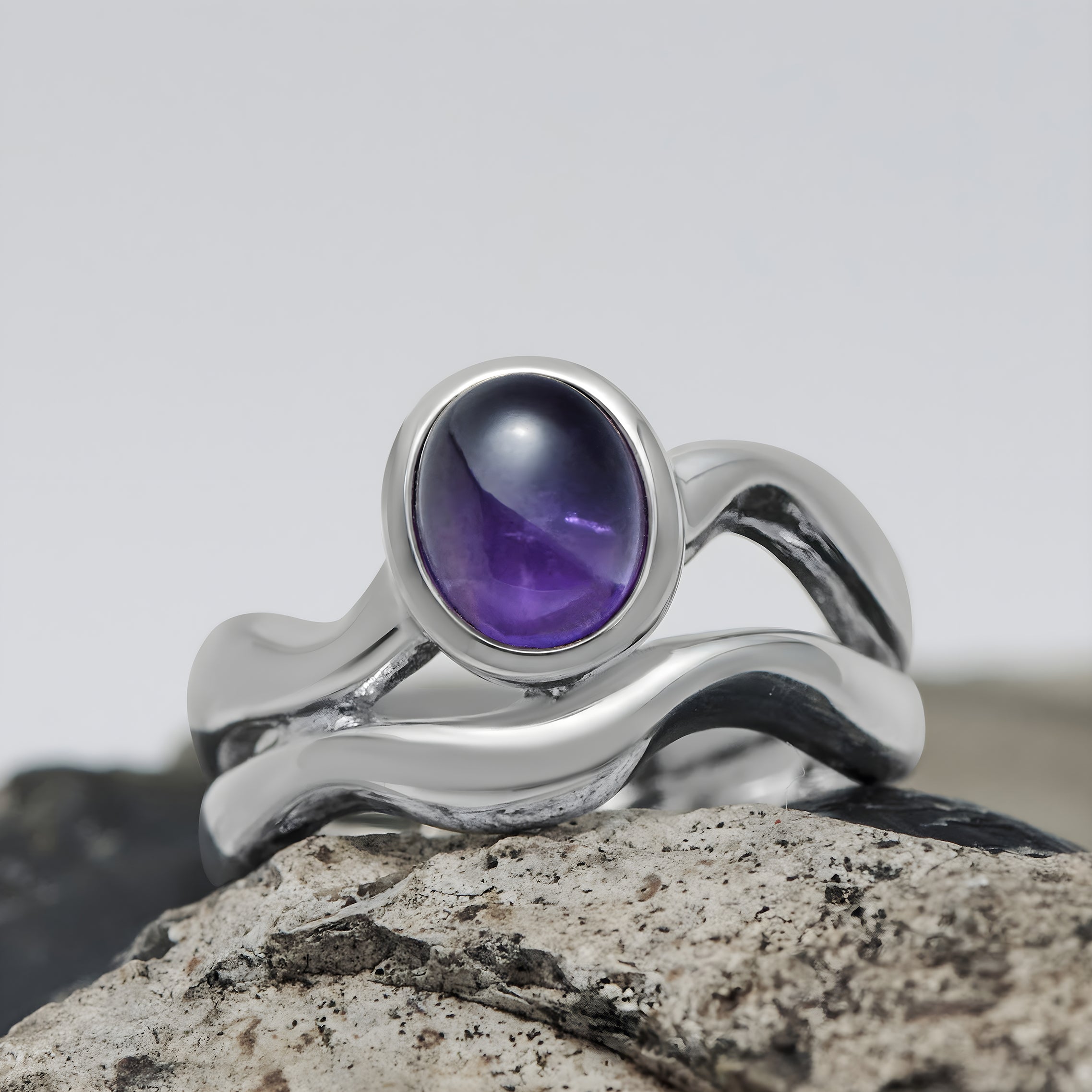 Gemstone Sterling Silver Ring