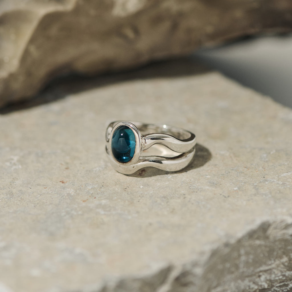 Gemstone Sterling Silver Ring