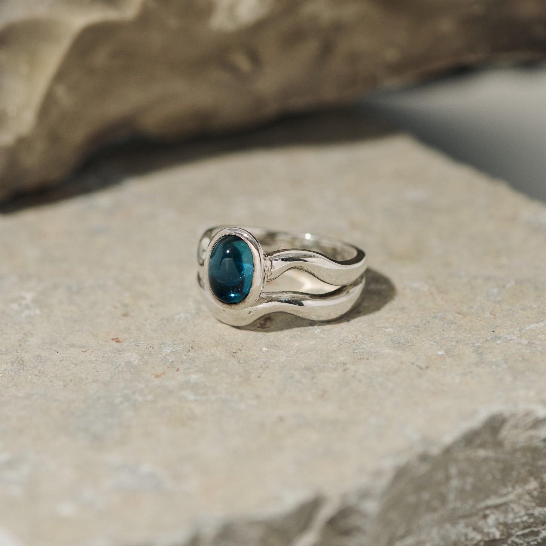 Gemstone Sterling Silver Ring